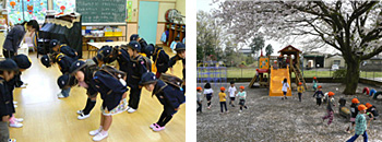 当幼稚園の一日について